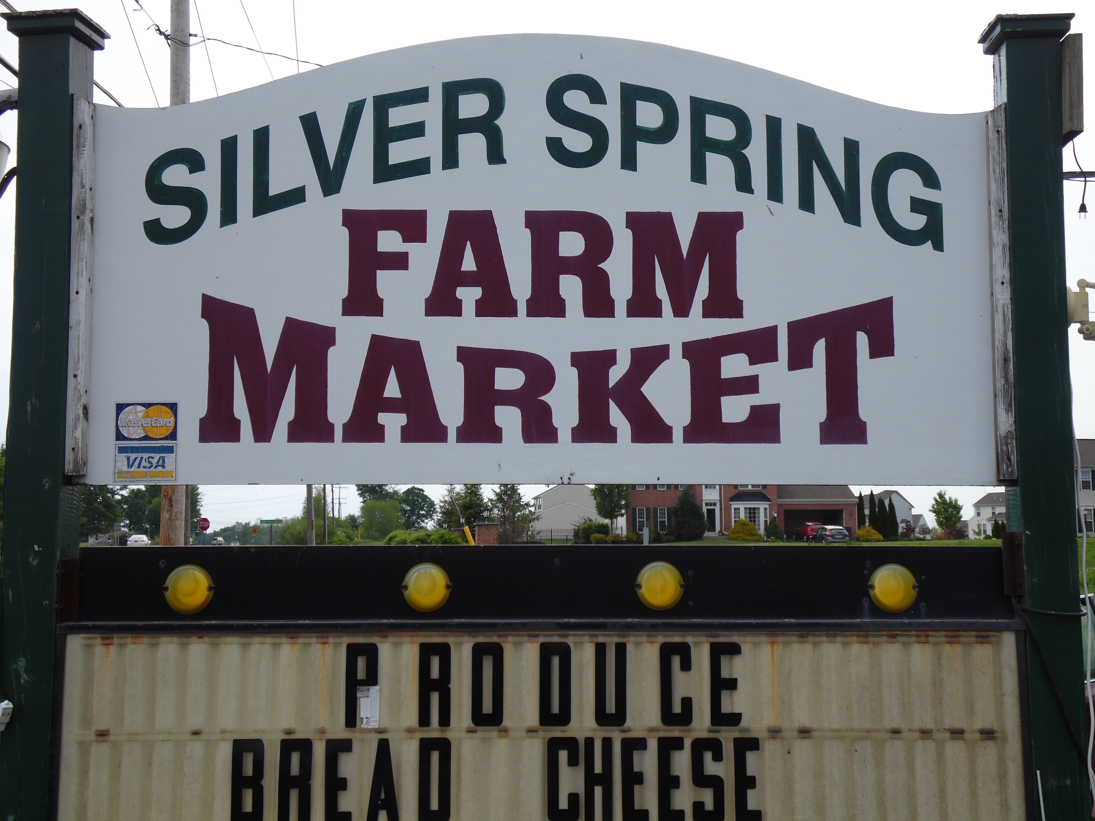 Silver Spring Farm Market Sign
